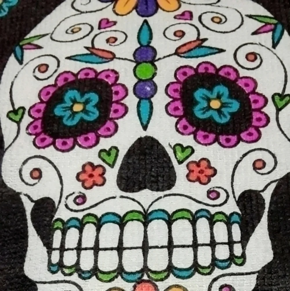 ☄Halloween Day Of The Dead Skull Kitchen Towel